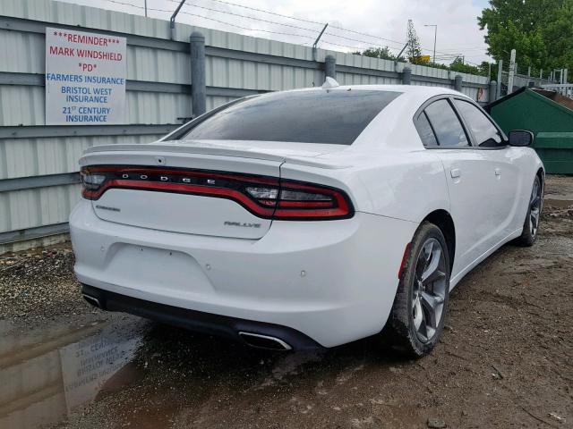 2C3CDXHG2HH504282 - 2017 DODGE CHARGER SX WHITE photo 4