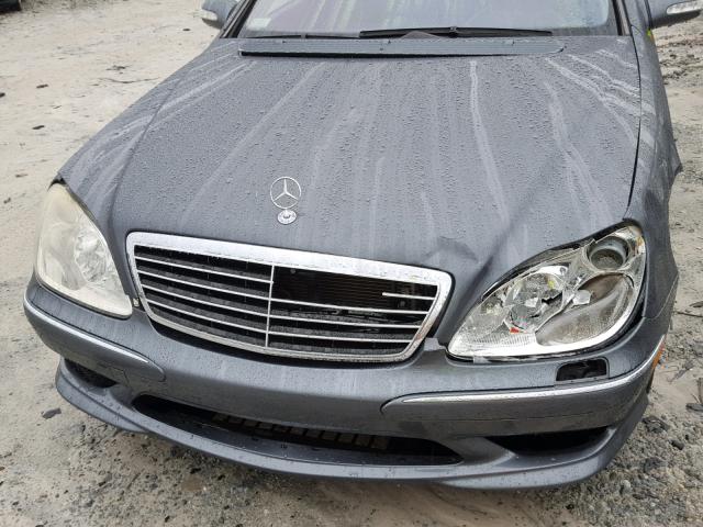 WDBNG70J26A474942 - 2006 MERCEDES-BENZ S 430 GRAY photo 7