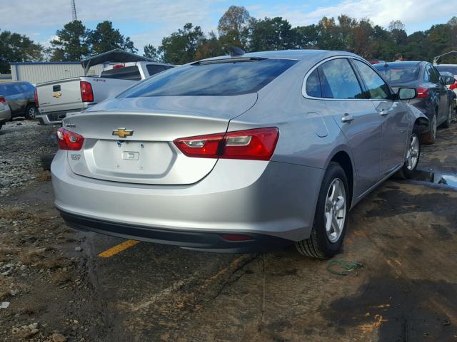 1G1ZB5ST5JF213068 - 2018 CHEVROLET MALIBU LS SILVER photo 4