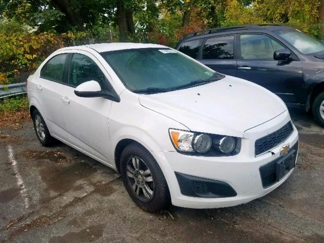 1G1JB5SH8C4122545 - 2012 CHEVROLET SONIC LS WHITE photo 1