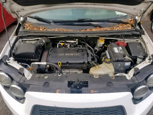 1G1JB5SH8C4122545 - 2012 CHEVROLET SONIC LS WHITE photo 7