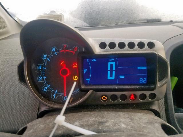 1G1JB5SH8C4122545 - 2012 CHEVROLET SONIC LS WHITE photo 8