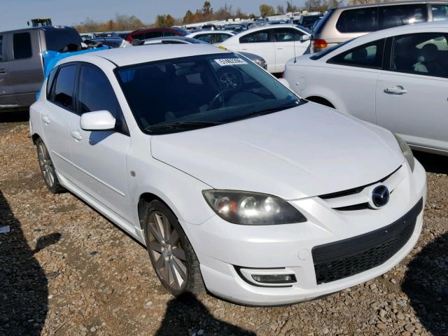 JM1BK34L281105119 - 2008 MAZDA SPEED 3 WHITE photo 1