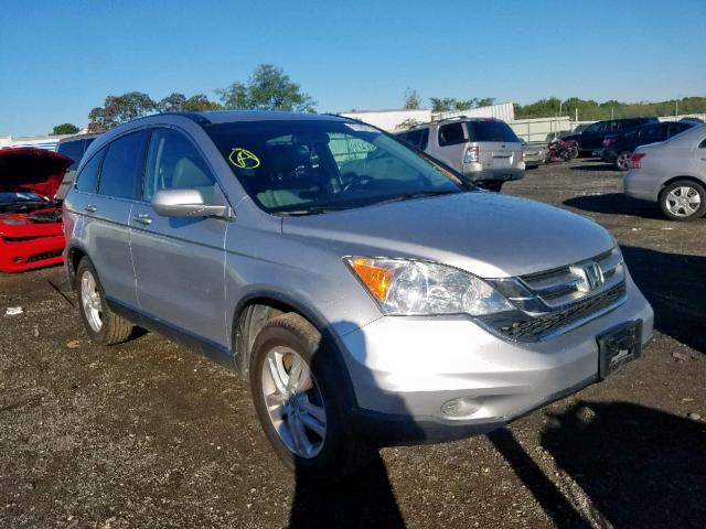 JHLRE4H75BC001697 - 2011 HONDA CR-V EXL SILVER photo 1