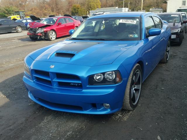 2B3LA73W28H171795 - 2008 DODGE CHARGER SR BLUE photo 2