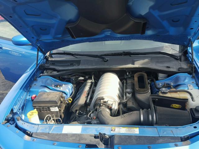 2B3LA73W28H171795 - 2008 DODGE CHARGER SR BLUE photo 7