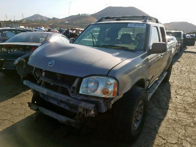 1N6ED29X04C441814 - 2004 NISSAN FRONTIER C TAN photo 2