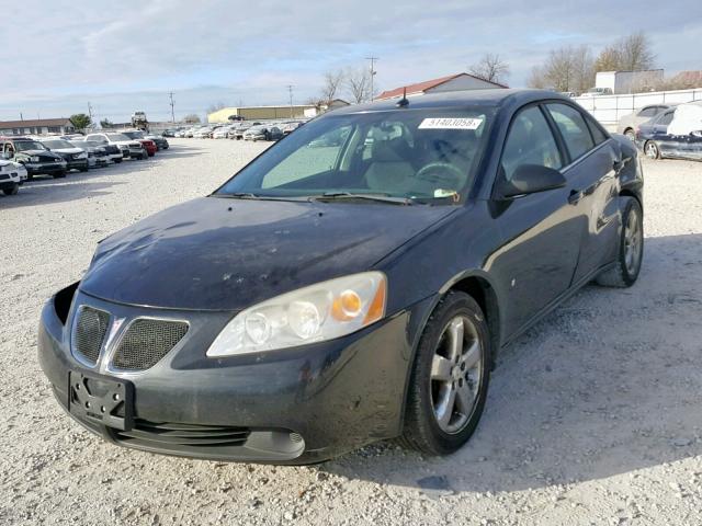 1G2ZG57B084296296 - 2008 PONTIAC G6 BASE BLACK photo 2