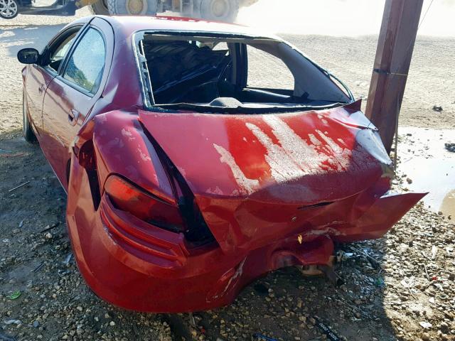 1B3EL46X24N407823 - 2004 DODGE STRATUS SX RED photo 3