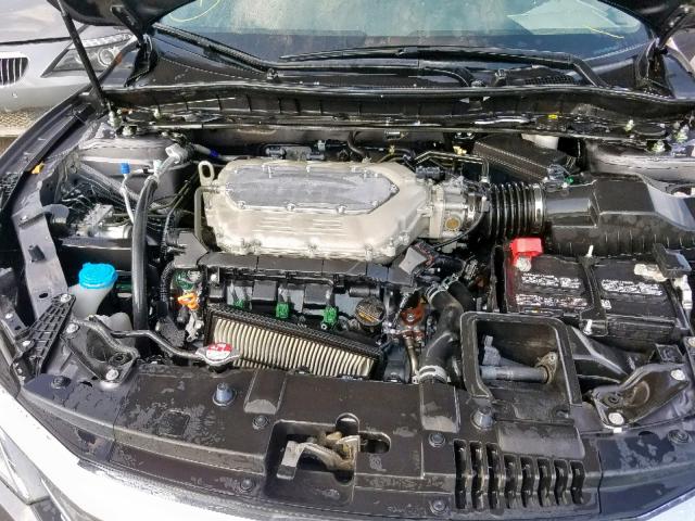 1HGCR3F88HA045731 - 2017 HONDA ACCORD EXL GRAY photo 7