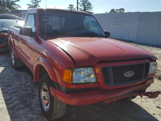 1FTYR10U45PA11177 - 2005 FORD RANGER RED photo 1