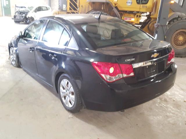 1G1PC5SH0C7239445 - 2012 CHEVROLET CRUZE LS BLACK photo 3