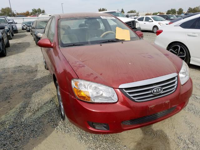 KNAFE122975453320 - 2007 KIA SPECTRA EX RED photo 1