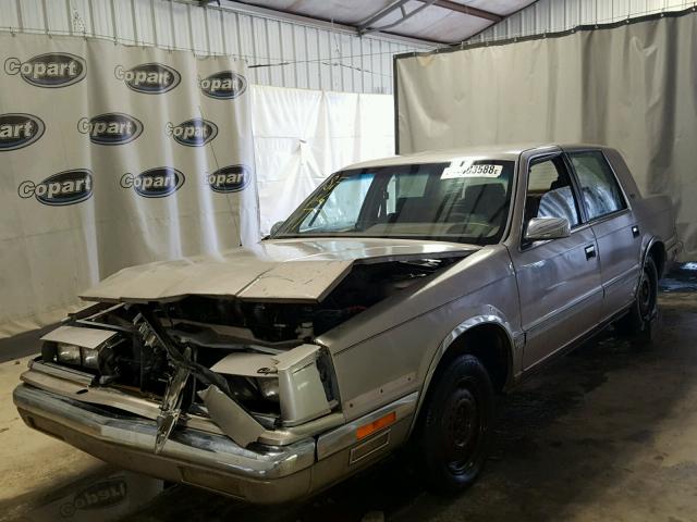 1C3BU4636JD141398 - 1988 CHRYSLER NEW YORKER BEIGE photo 2