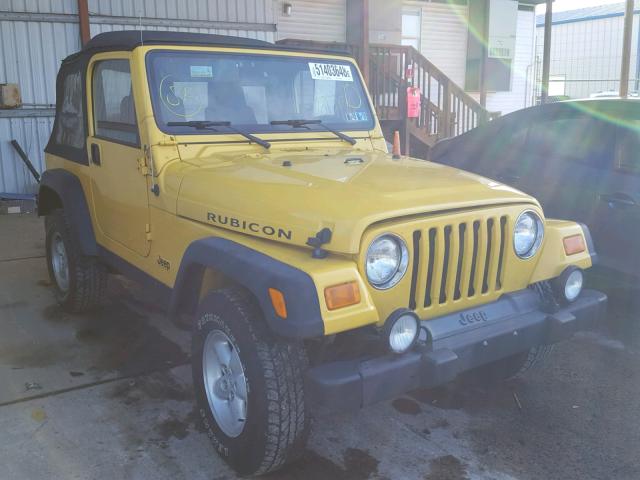 1J4FA69S64P711319 - 2004 JEEP WRANGLER / YELLOW photo 1