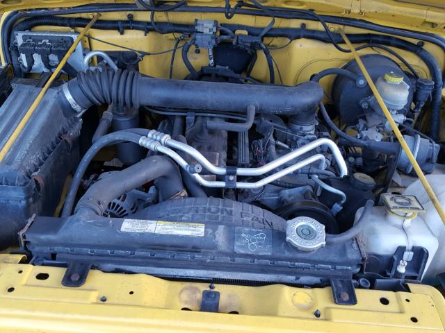 1J4FA69S64P711319 - 2004 JEEP WRANGLER / YELLOW photo 7