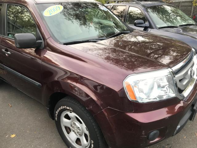 5FNYF48279B054862 - 2009 HONDA PILOT LX RED photo 1