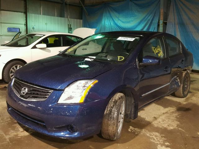 3N1AB6AP5CL668092 - 2012 NISSAN SENTRA 2.0 BLUE photo 2