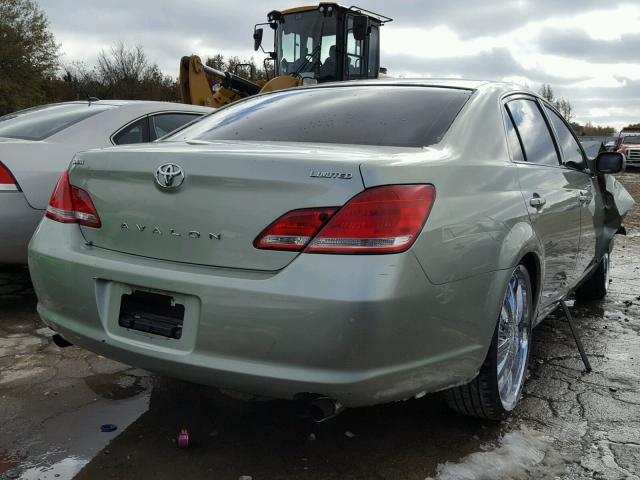 4T1BK36B27U215567 - 2007 TOYOTA AVALON XL GREEN photo 4