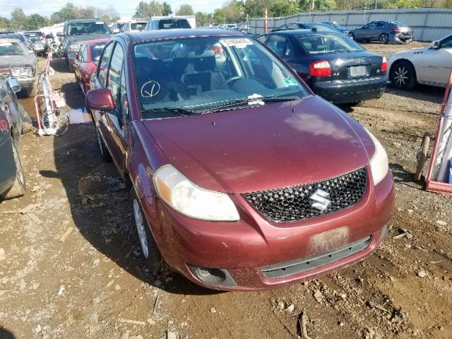 JS2YC412185102722 - 2008 SUZUKI SX4 BURGUNDY photo 1