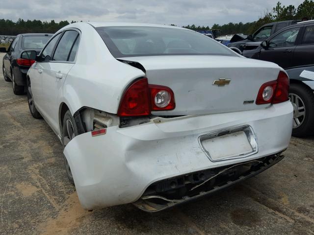 1G1ZC5EU3BF142150 - 2011 CHEVROLET MALIBU 1LT WHITE photo 3