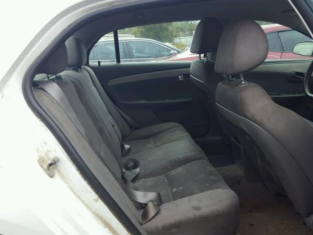 1G1ZC5EU3BF142150 - 2011 CHEVROLET MALIBU 1LT WHITE photo 6