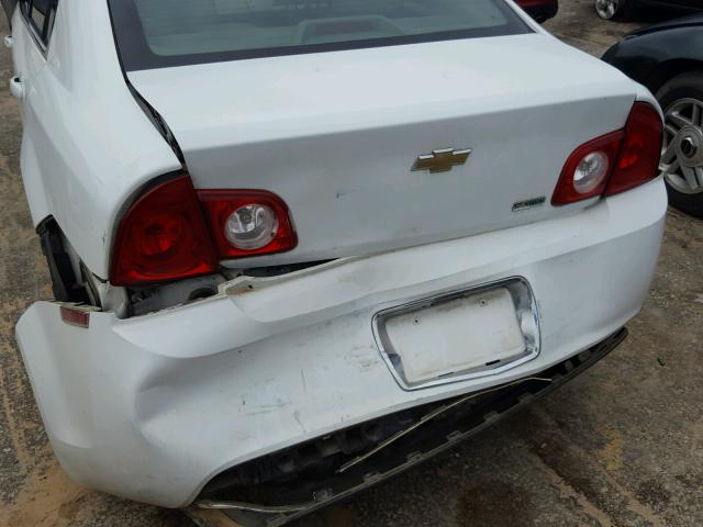 1G1ZC5EU3BF142150 - 2011 CHEVROLET MALIBU 1LT WHITE photo 9