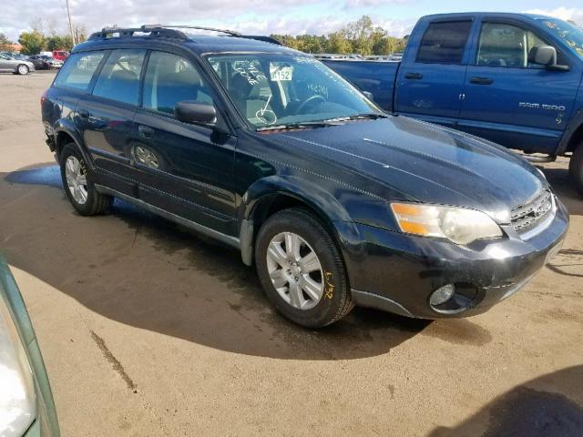 4S4BP61C857360191 - 2005 SUBARU LEGACY OUT BLACK photo 1