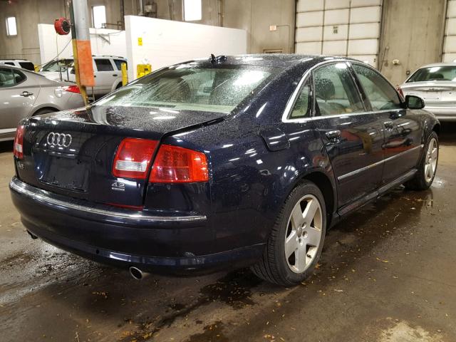 WAULL44E05N008057 - 2005 AUDI A8 4.2 QUA BLUE photo 4