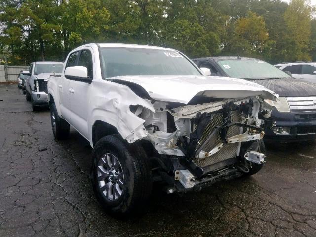 5TFAX5GN5HX081661 - 2017 TOYOTA TACOMA DOU WHITE photo 1