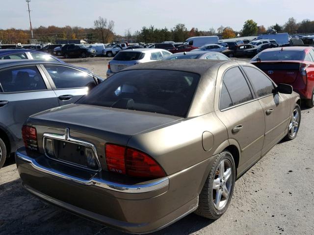 1LNHM87A12Y702994 - 2005 LINCOLN LS GOLD photo 4