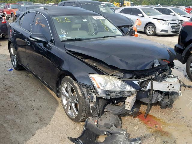 JTHBF5C2XA5125169 - 2010 LEXUS IS 250 BLACK photo 1