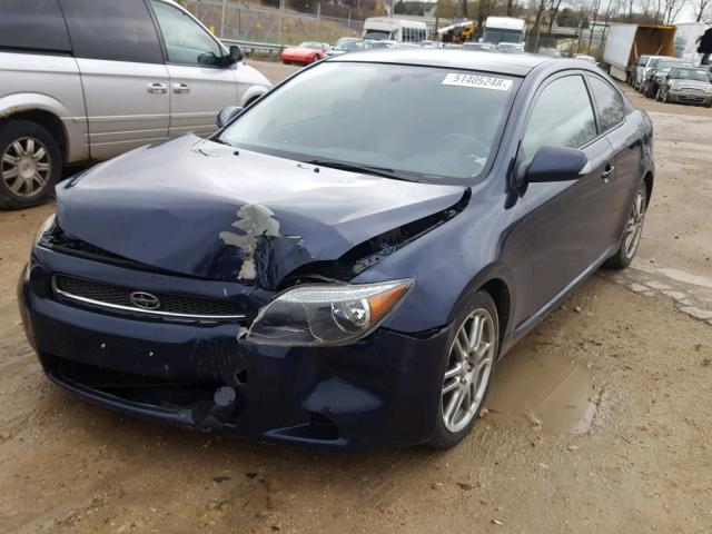 JTKDE177470144889 - 2007 TOYOTA SCION TC ლურჯი ფოტო 2