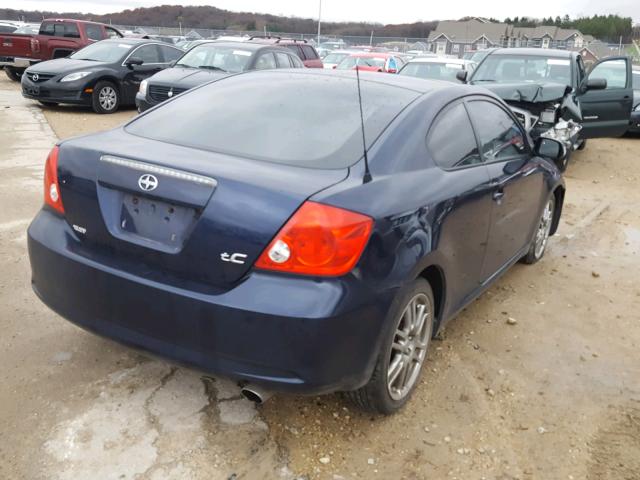 JTKDE177470144889 - 2007 TOYOTA SCION TC ლურჯი ფოტო 4