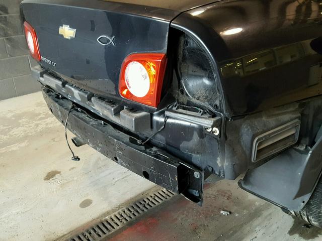 1G1ZC5EB6AF299622 - 2010 CHEVROLET MALIBU 1LT BLACK photo 10