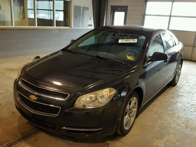 1G1ZC5EB6AF299622 - 2010 CHEVROLET MALIBU 1LT BLACK photo 2