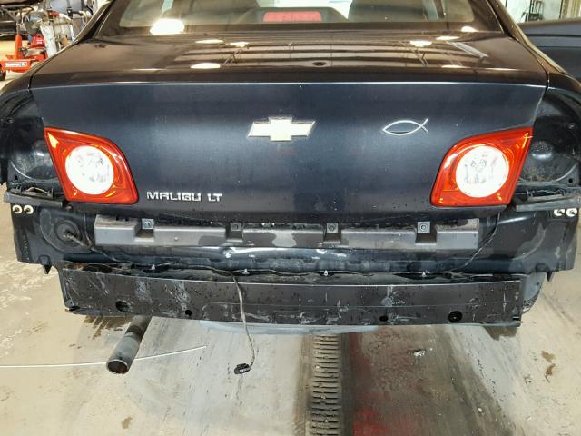 1G1ZC5EB6AF299622 - 2010 CHEVROLET MALIBU 1LT BLACK photo 9