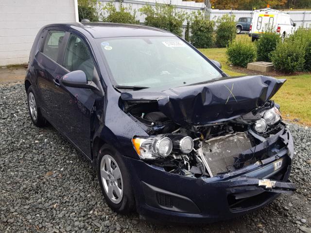 1G1JA6SG8G4111812 - 2016 CHEVROLET SONIC LS BLACK photo 1