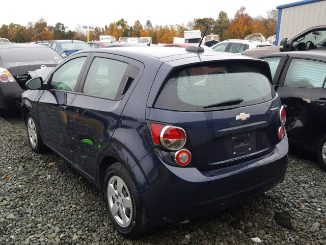 1G1JA6SG8G4111812 - 2016 CHEVROLET SONIC LS BLACK photo 3