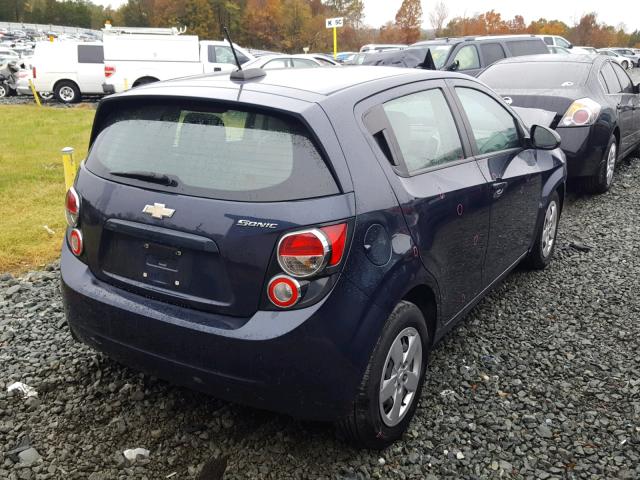 1G1JA6SG8G4111812 - 2016 CHEVROLET SONIC LS BLACK photo 4