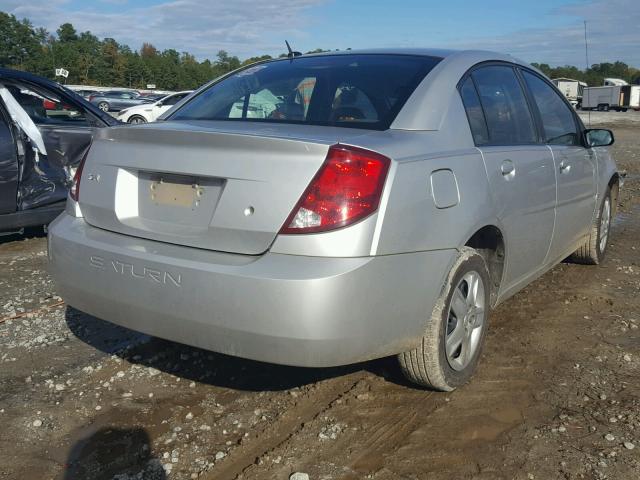 1G8AJ58F87Z172848 - 2007 SATURN ION LEVEL SILVER photo 4