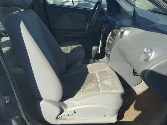 1G8AJ58F87Z172848 - 2007 SATURN ION LEVEL SILVER photo 5