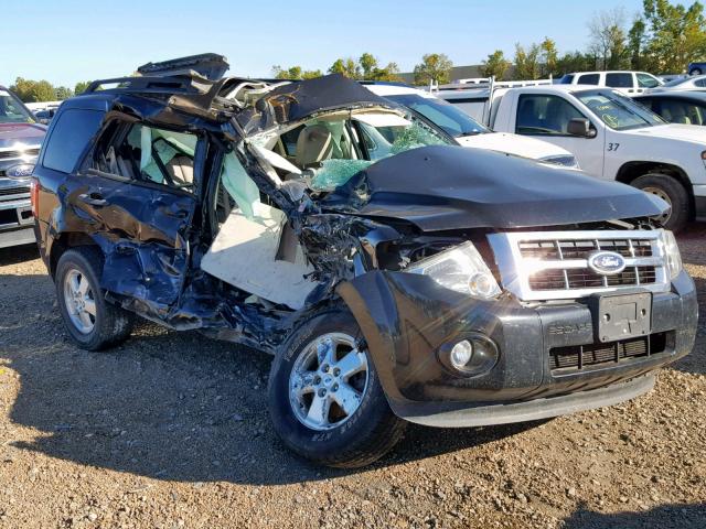 1FMCU9DG9BKA27455 - 2011 FORD ESCAPE XLT BLACK photo 1