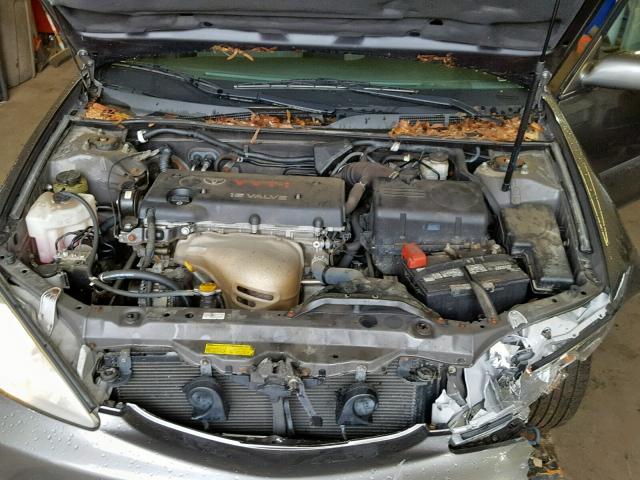 4T1BE32K74U901581 - 2004 TOYOTA CAMRY LE GRAY photo 7