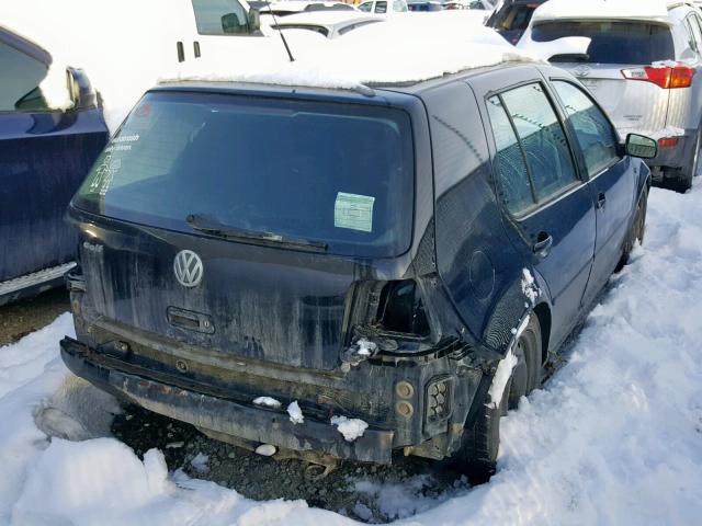 9BWEK21J034015345 - 2003 VOLKSWAGEN GOLF CL BLACK photo 4