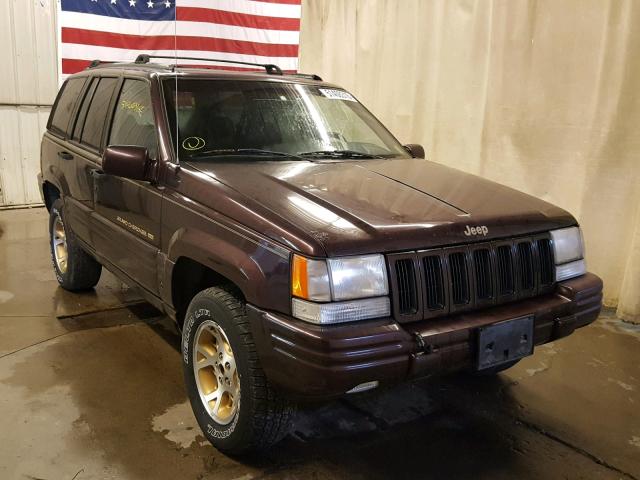 1J4GZ78Y9VC518406 - 1997 JEEP GRAND CHER MAROON photo 1