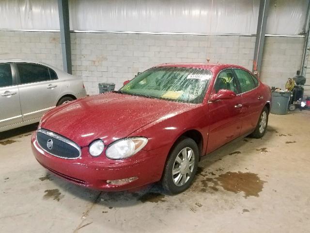 2G4WC582461191452 - 2006 BUICK LACROSSE C MAROON photo 2