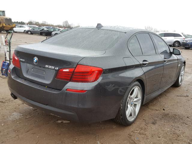 WBAFV3C50ED684226 - 2014 BMW 535 D BLACK photo 4