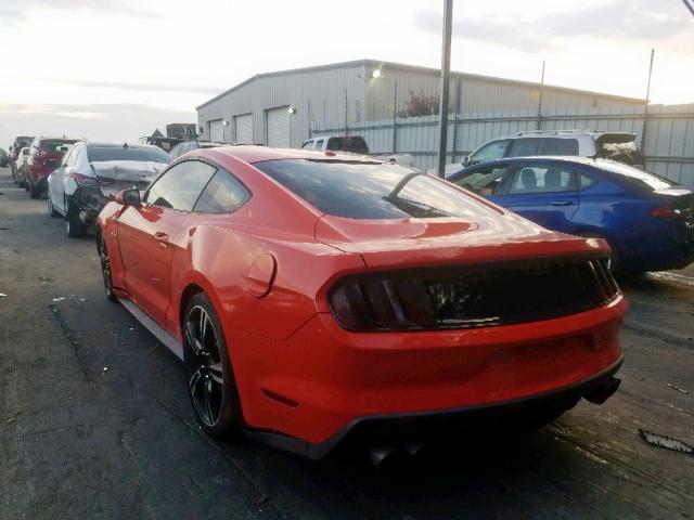1FA6P8CF9F5300688 - 2015 FORD MUSTANG GT RED photo 3
