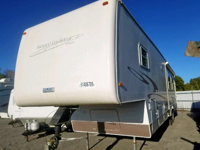 1N8BK343010078695 - 2001 KOUN 5TH WHEEL WHITE photo 2